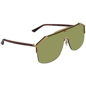 NEW Gucci Green Geometric Men's Sunglasses